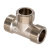 Тройник латунь 1/2" ННН CTM CRTM0012
