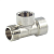 Тройник латунь 1/2" ВВН никель SantechSystems