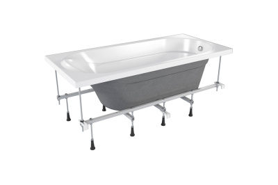 Ванна акриловая 170х70х40 "GRACE" МетаКам (каркас+экран)