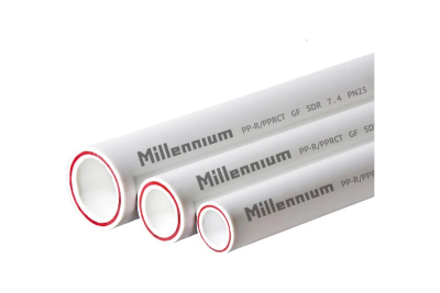 Труба PP-R армированная СТЕКЛО 20 х 2,8 PN20 Millennium (длина 2м) (50)