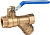 Кран шаровой с фильтром Ду15 (1/2") рычаг RM 