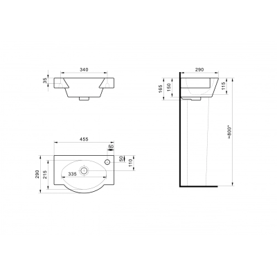 умывальник фостер 4