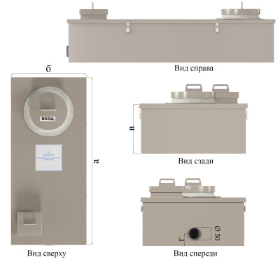 2. Виды и размеры без ВЗ