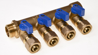 КОЛЛЕКТОР С КРАНАМИ