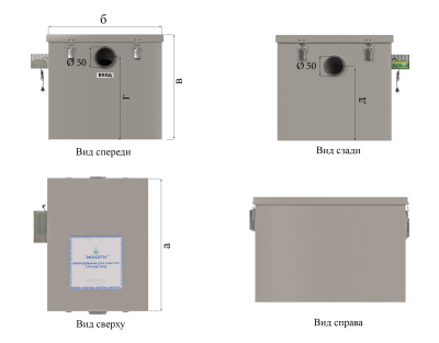 3. Виды и размеры без ВЗ