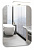 Зеркало MIXLINE "Агат" 550*800 навес. светильник (выключатель-датчик на движение)