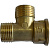 Тройник латунь 1/2" ВНН Украина