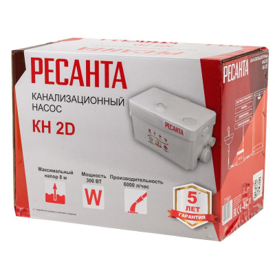 Насос канализационный Ресанта КН 2D 77/9/1