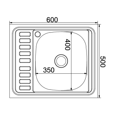 чертеж мойки
