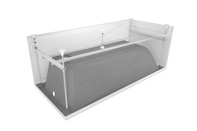 Ванна акриловая 160х70х40 "LIGHT" МетаКам
