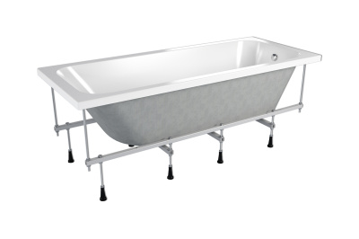 Ванна акриловая 160x70х44 "STRICT" (каркас+экран) МетаКам