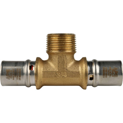 Тройник МП пресс 20х3/4х20 НР STOUT SFP-0008-203420