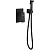Смеситель ROSE с гигиеническим душем R2805Н черный
