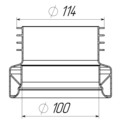 манжета для унитаза прямая2