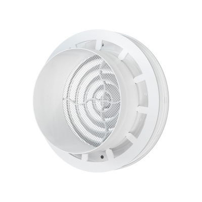 Диффузор приточно-вытяжной со стопорным кольцом и фланцем D125 12,5DK ERA