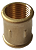 Муфта латунь 3/4" Украина усиленная