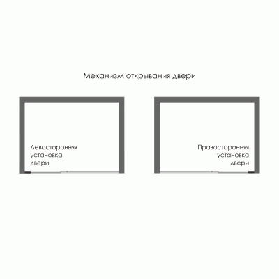 Душевая дверь Aisch 55P12
