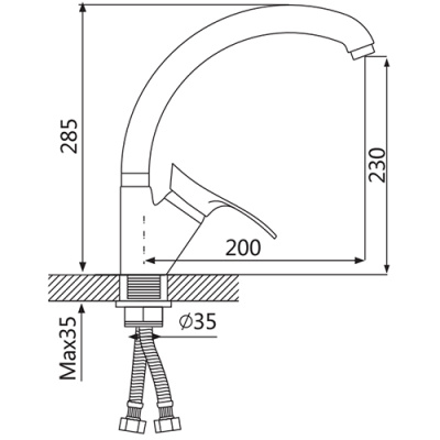 smesitel-dlya-kukhni-oute-t0113bk-2050