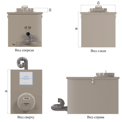 3. Виды и размеры без ВЗ
