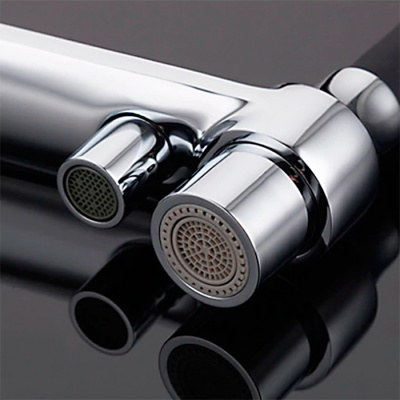 Смеситель GAPPO для кухни с гибким изливом черный/хром G4398-7