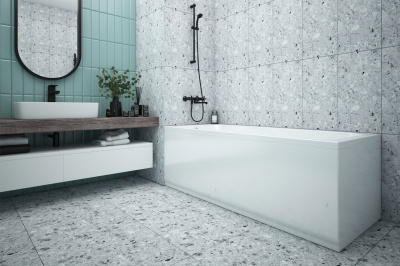 Ванна акриловая 160x70х44 "STRICT" (каркас+экран) МетаКам