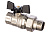 Кран шаровой американка Ду 20 (3/4") бабочка VIEIR VR204-02B