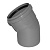 Отвод ПП серый 50/30 для внутренней канализации VALFEX