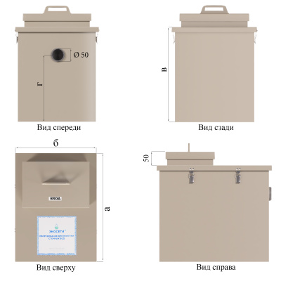 2. Размеры и виды без ВЗ