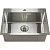 Мойка врезная 600х450х220 т 3,0 САТИН Н6045 (+ сифон) AISI 304