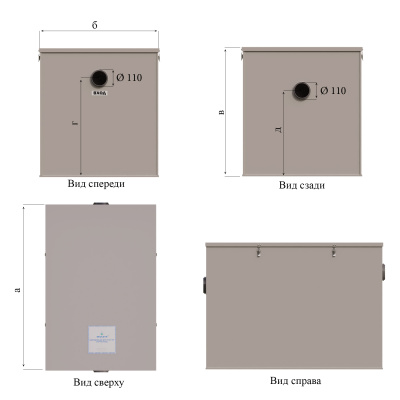 3. Виды и размеры без ВЗ