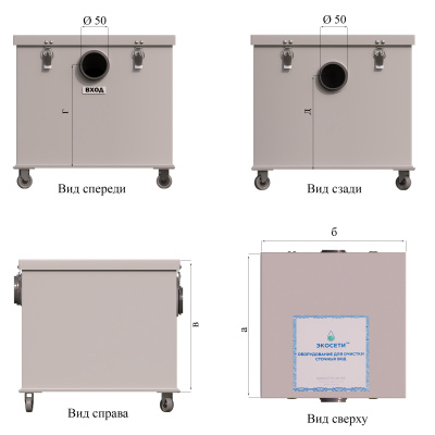 3. Виды и размеры без ВЗ