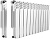 Радиатор биметаллический THERMA Q2 500/100 12 секц. 1620 Вт