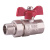 Кран шаровой американка Ду 25 (1") бабочка ViEiR 