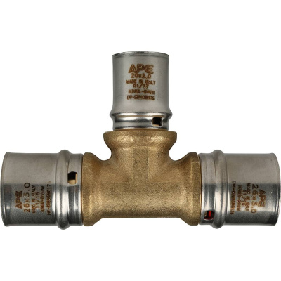 Тройник МП пресс 26х20х26 STOUT SFP-0005-262026