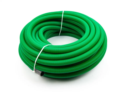 шланг зеленый гофрированный