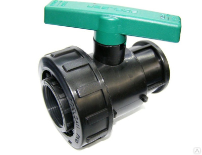 Кран ПЭ переходной 1" х 3/4"ВВ