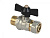 Кран шаровой МП Дн 16х1/2" Ру 16 НР обжим бабочка Millennium (150)