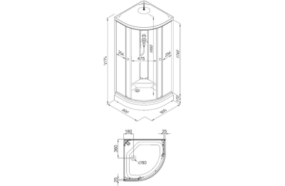 Душевая кабина Triton 80х80 Щ0000040485