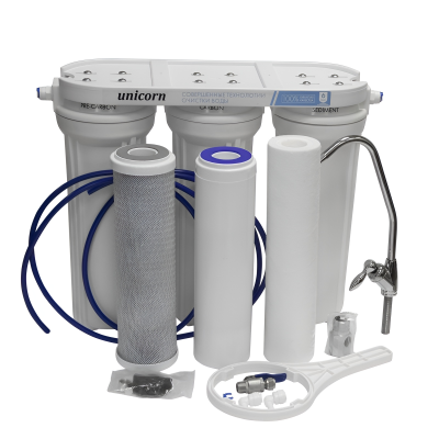 Фильтр магистральный 3-х ст.очистки 1/2'' высота 10" UNICORN FPS 3