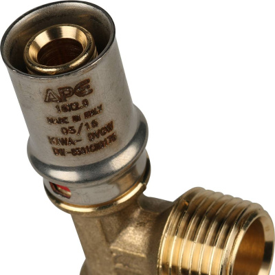 Тройник МП пресс 16х1/2х16 НР STOUT SFP-0008-161216