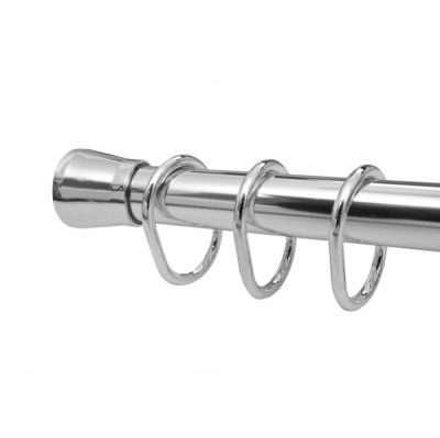 карниз хром с кольцами