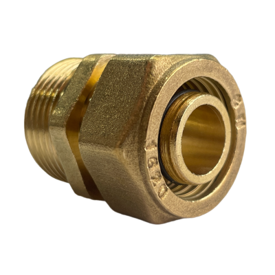 Муфта МП обжим 20х3/4" НР АСМ В53 (200)