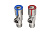 Кран угловой 1/2" х 1/2" керамическая кран-букса RM (пара) ATS-1212-2