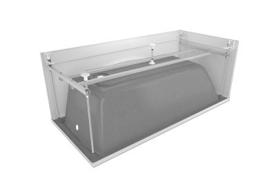 Ванна акриловая 170х70х42,5 "STANDART" (каркас+экран) МетаКам