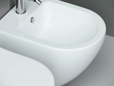 Биде METROPOL RIMLESS подвесное Ceramica Nova