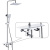 Душевая система ROSE R2536F хром
