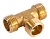 Тройник латунь 1/2" ННН SIS (120)																											