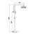 Душевая система ROSE R1636F белый/хром