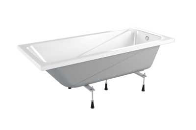 Ванна акриловая 170х70х40 "LIGHT" МетаКам с каркасом