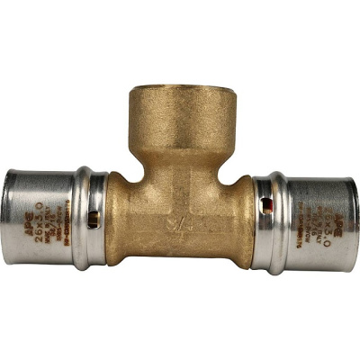 Тройник МП пресс 26х3/4х26 ВР STOUT SFP-0007-003426
